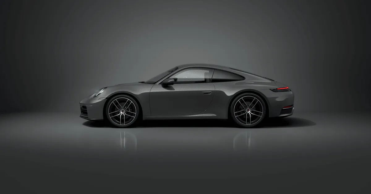 Porsche 911 in Graphitegrey (Paint to Sample), plate 1