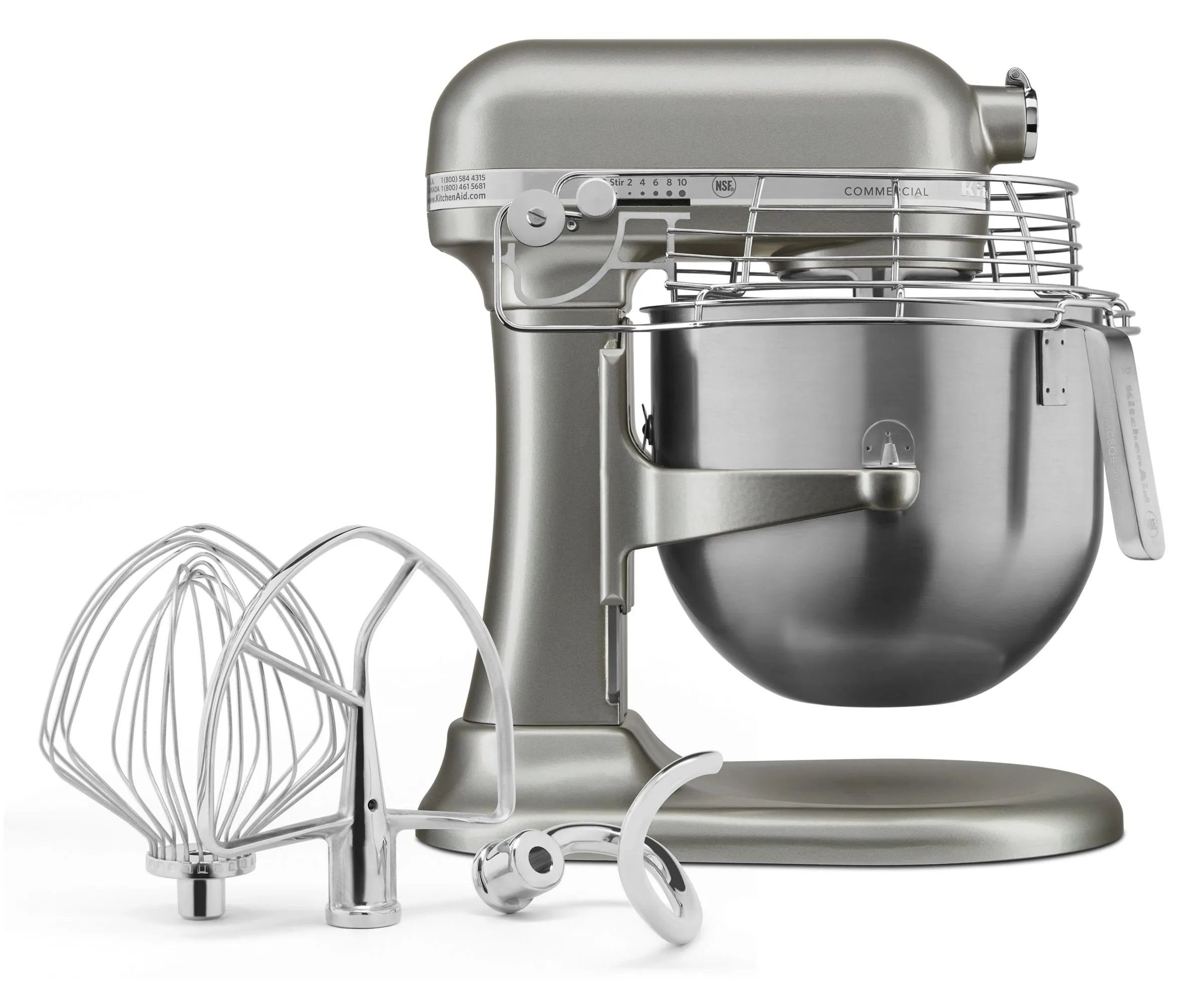 KitchenAid bowl-lift stand mixers in Contour Silver, plate 2