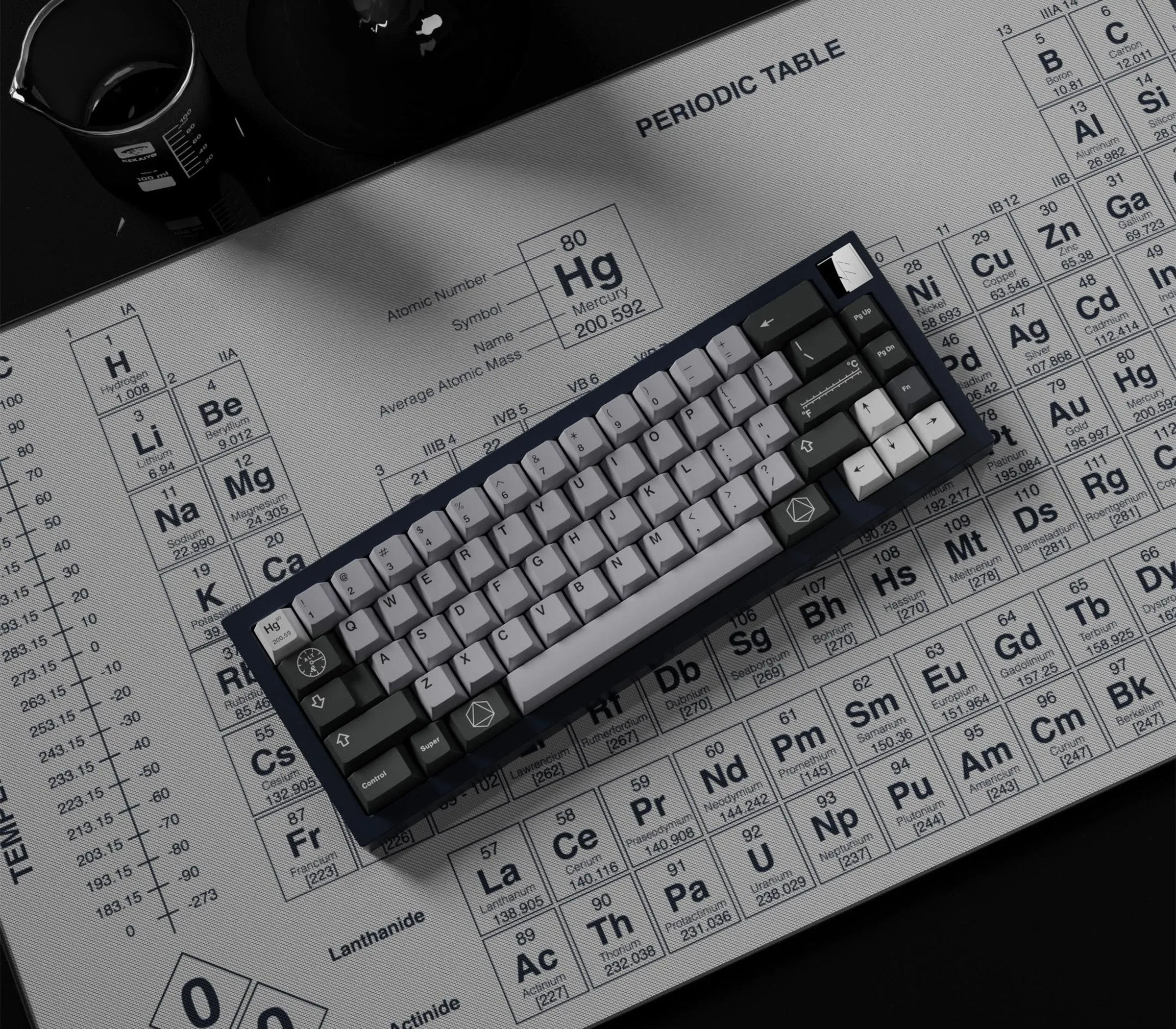 GMK CYL Mercury keycaps, plate 2